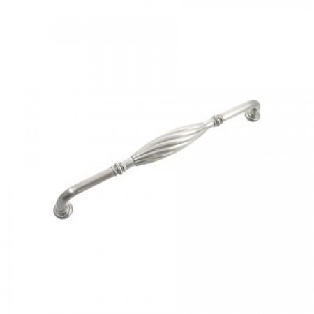 Strategic Brands 8 in. Satin Nickel French Twist Cabinet Pull 84228